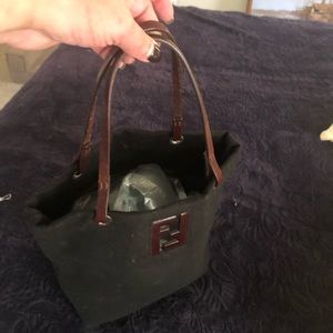 Fendi brown and black bag